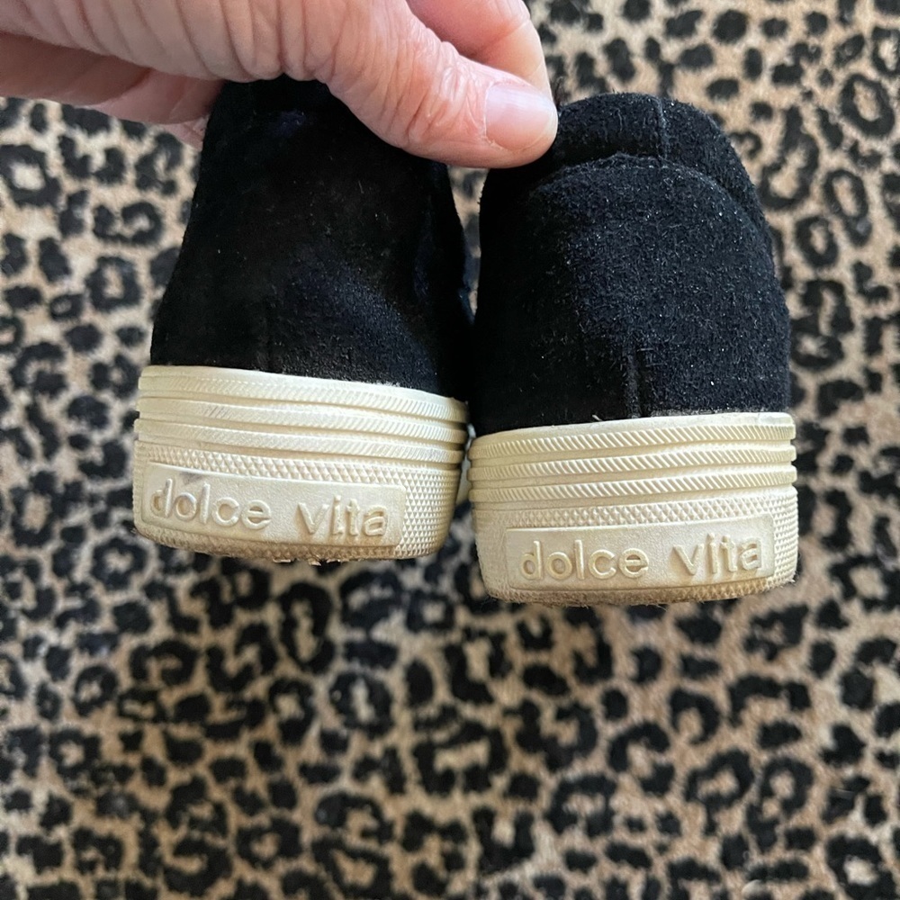 Dolce vita black slip on shoes - Picture 7 of 9